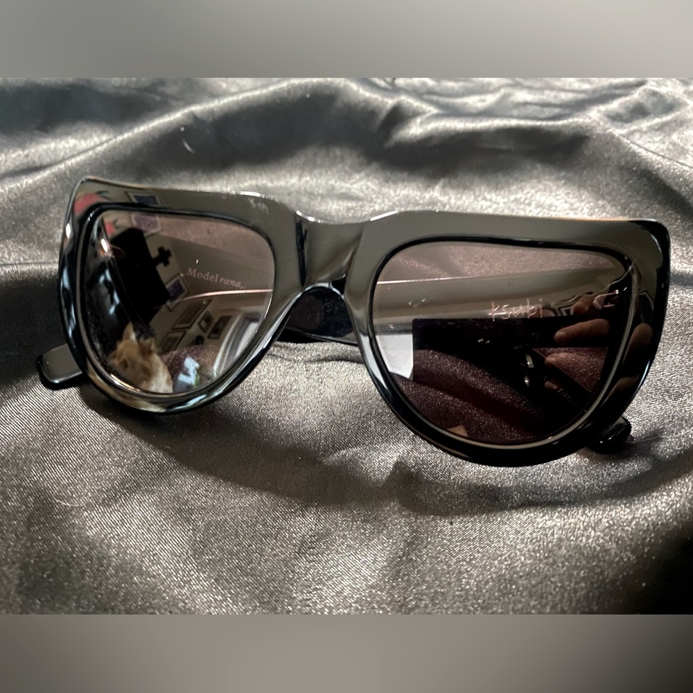 KUSBI RANA legendary avant cat eye black sunglasses * Lady Gaga